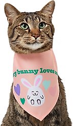 Frisco Every Bunny Loves Me Dog & Cat Bandana, X-Small/Small