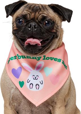 Show full view: Frisco Every Bunny Loves Me Dog & Cat Bandana, X-Small/Small slide 2 of 8