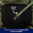Show in main carousel: Frisco Expandable Dog & Cat Backpack Carrier, Green slide 6 of 8