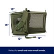 Show in main carousel: Frisco Expandable Dog & Cat Backpack Carrier, Green slide 2 of 8