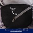 Show in main carousel: Frisco Expandable Dog & Cat Backpack Carrier, Grey slide 6 of 8