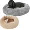 Show in main carousel: Frisco Eyelash Bolster Bed, S&, Small + Cat & Dog Bolster Bed, Smoky Gray, X-Large slide 1 of 10