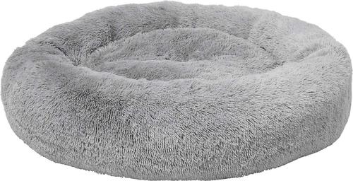 Show full view: Frisco Eyelash Bolster Bed, S&, Small + Cat & Dog Bolster Bed, Smoky Gray, X-Large slide 6 of 10