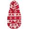 Show in main carousel: Frisco Fair Isle Fleece Lined Dog & Cat Hoodie, Red, Small slide 4 of 10