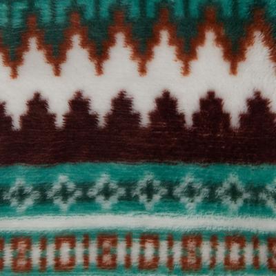 Show full view: Frisco Fairisle Cozy Plush Fleece Dog & Cat PJs, Green, Large slide 5 of 8