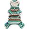 Show in main carousel: Frisco Fairisle Cozy Plush Fleece Dog & Cat PJs, Green, X-Large slide 5 of 9