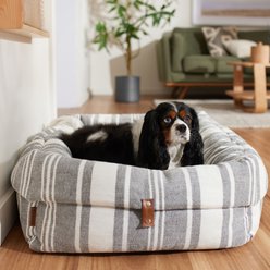 Frisco Farmhouse Deep Cuffed Cuddler Dog Bed, Large slide 1 of 7