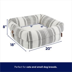 Frisco Farmhouse Deep Cuffed Cuddler Dog Bed, Small slide 2 of 7