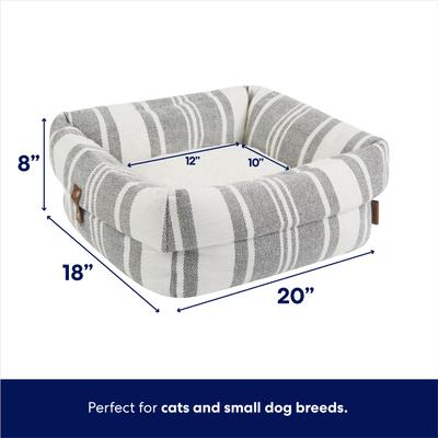 Show full view: Frisco Farmhouse Deep Cuffed Cuddler Dog Bed, Small slide 2 of 10