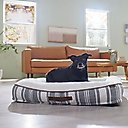 Frisco Farmhouse Rectangular Bolster Pillow Dog Bed with Removable Cover, XX-Large