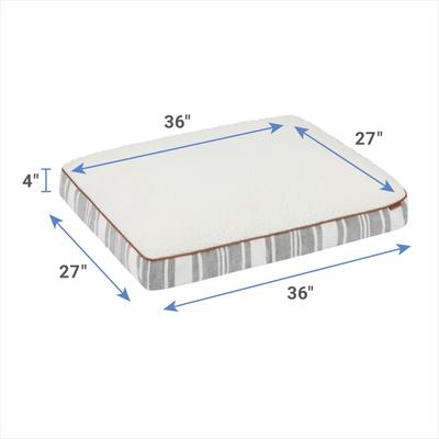 Show full view: Frisco Farmhouse Rectangular Gusset Dog Bed w/ Removable Cover, Large slide 2 of 9