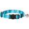 Show in main carousel: Frisco Fashion Floral Polyester Breakaway Cat Collar with Bell, Watercolor Midnight Blue, 8 to 12-in neck, 3/8-in wide slide 1 of 10