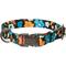 Show in main carousel: Frisco Fashion Floral Print Polyester Dog Collar with Gunmetal Buckle, Retro Floral, Small slide 1 of 9