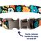 Show in main carousel: Frisco Fashion Floral Print Polyester Dog Collar with Gunmetal Buckle, Retro Floral, Small slide 2 of 9