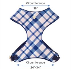 Frisco Fashion Over-The-Head Harness, Pink Plaid, Large slide 2 of 5