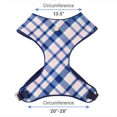 Show full view: Frisco Fashion Over-The-Head Harness, Pink Plaid, Medium slide 2 of 7