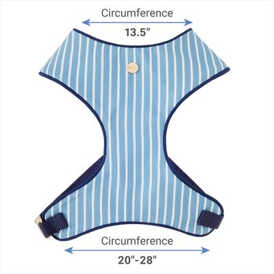 Show full view: Frisco Fashion Over-The-Head Harness, Striped, Medium slide 3 of 8