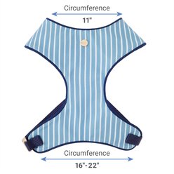 Frisco Fashion Over-The-Head Harness, Striped, Small slide 2 of 5