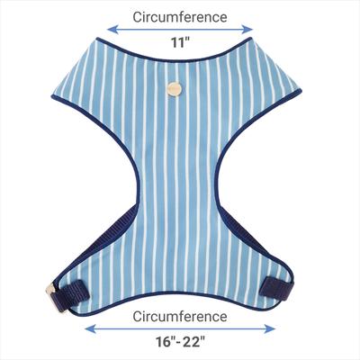 Show full view: Frisco Fashion Over-The-Head Harness, Striped, Small slide 2 of 7