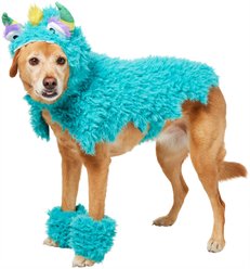 Frisco Faux Fur Monster Clash Dog & Cat Costume, X-Large