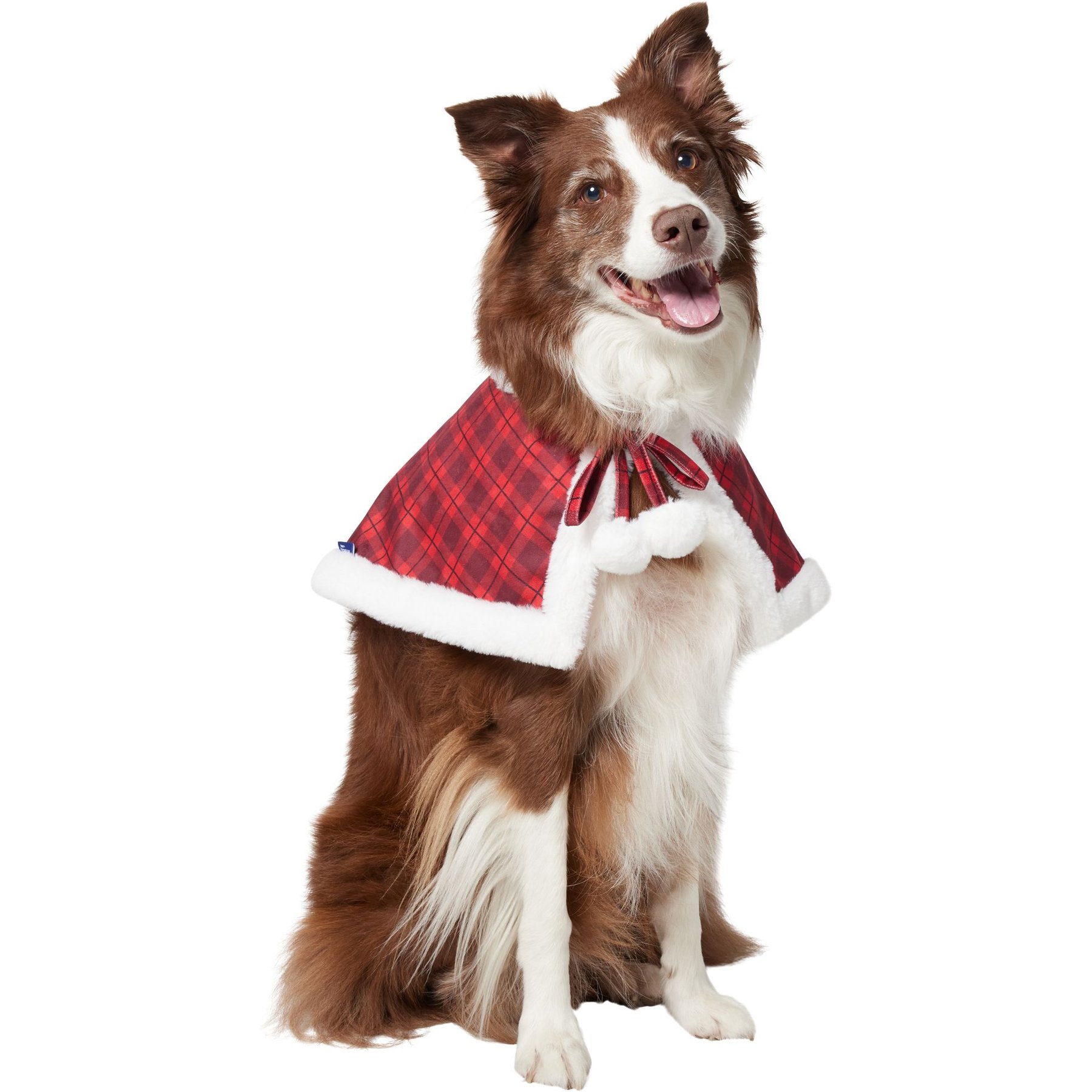 Frisco Faux Fur Trimmed Dog & Cat Cape, X-Large/XX-Large