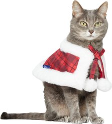 Frisco Faux Fur Trimmed Dog & Cat Cape, X-Small/Small