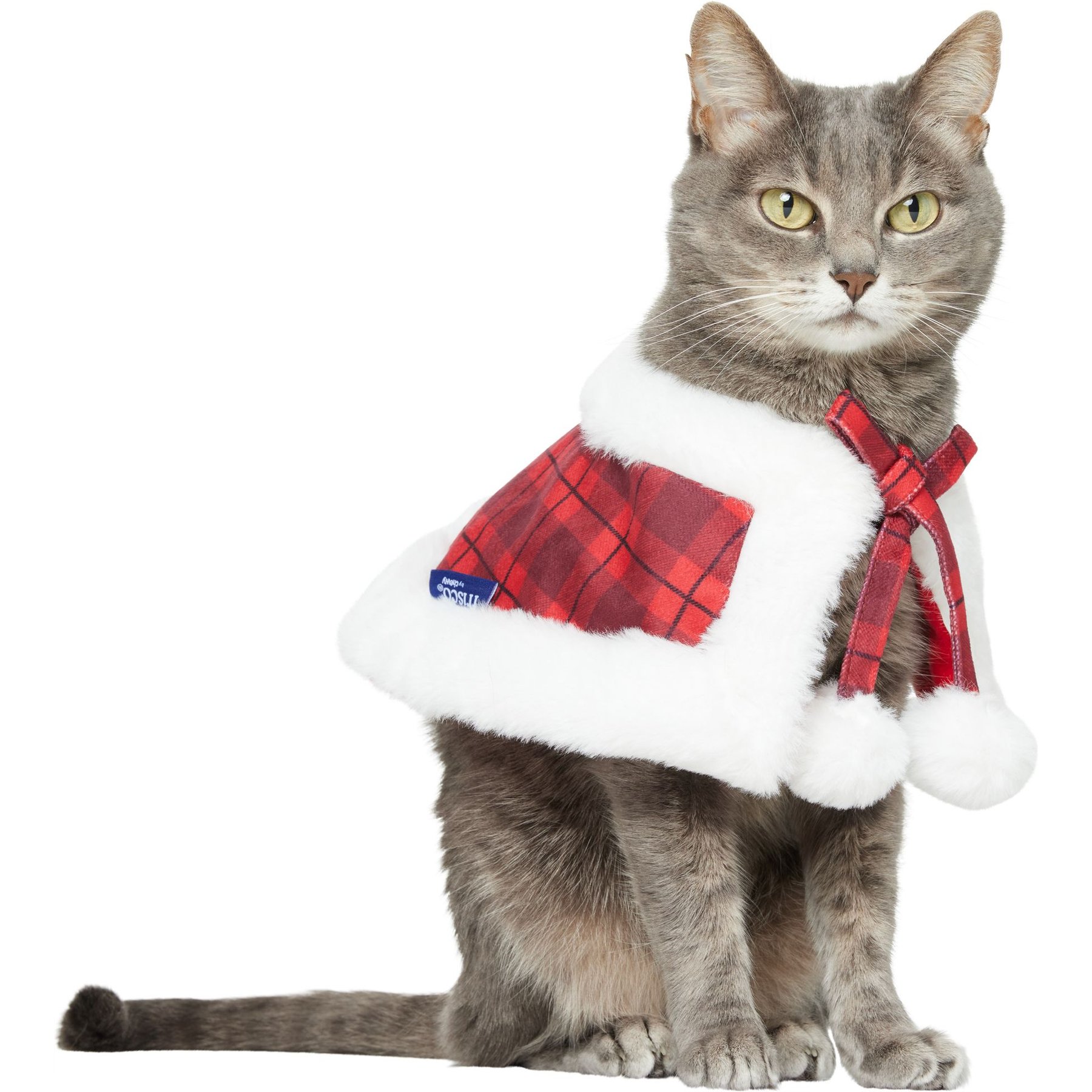 Frisco Faux Fur Trimmed Dog & Cat Cape, X-Small/Small