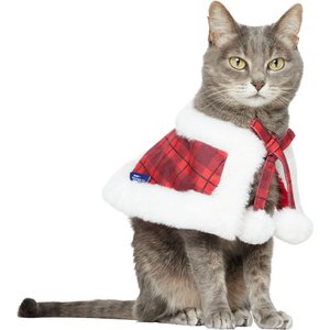 Frisco Faux Fur Trimmed Dog & Cat Cape, X-Small/Small