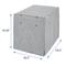 Show in main carousel: Frisco Faux Linen Dog Crate Cover, Gray, 24 in slide 4 of 9
