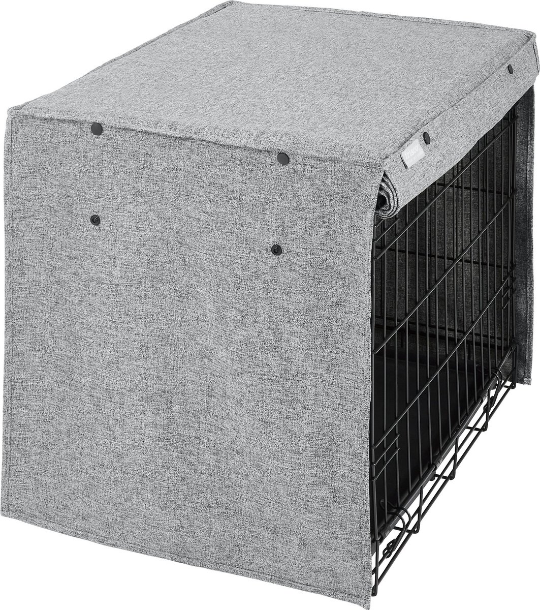 Frisco Faux Linen Dog Crate Cover