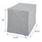 Show in main carousel: Frisco Faux Linen Dog Crate Cover, Gray, 36in slide 3 of 8