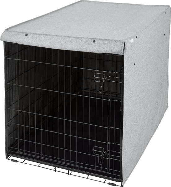 Frisco Faux Linen Dog Crate Cover