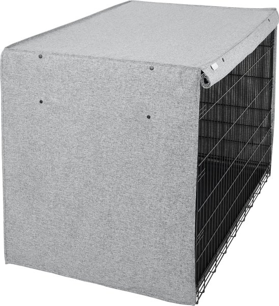 Frisco Faux Linen Dog Crate Cover