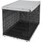 Show in main carousel: Frisco Faux Linen Dog Crate Cover, Gray, 48in slide 5 of 8