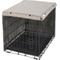 Show in main carousel: Frisco Faux Linen Dog Crate Cover, Brown, 24 in slide 6 of 9