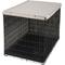 Show in main carousel: Frisco Faux Linen Dog Crate Cover, Brown, 42in slide 5 of 8