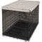 Show in main carousel: Frisco Faux Linen Dog Crate Cover, Brown, 48in slide 5 of 8