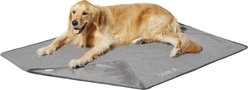 Frisco Faux Linen Personalized Dog & Cat Blanket, Dark Gray, Large slide 2 of 8