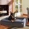 Show in main carousel: Frisco Faux Suede Orthopedic Bolster Cat & Dog Bed with Removable Cover, Gray, Large slide 1 of 8