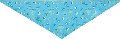 Show full view: Frisco Festive Hanukkah Dog & Cat Bandana, X-Small/Small slide 5 of 10