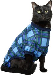 Frisco Festive Plaid Dog & Cat Jersey PJs, Small
