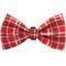 Show in main carousel: Frisco Festive Plaid Dog Collar with Removable Plaid Bow, Red Plaid, XS - Neck: 8-12-in, Width: 5/8-in slide 4 of 7