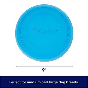 Frisco Fetch Rubber Flyer Dog Toy, Medium/Large