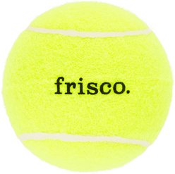 Frisco Fetch Squeaky Tennis Ball Dog Toy, Large, 1 count