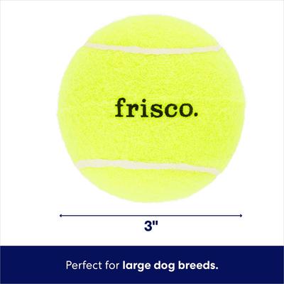 Show full view: Frisco Fetch Squeaky Tennis Ball Dog Toy, Large, 5 count slide 2 of 7