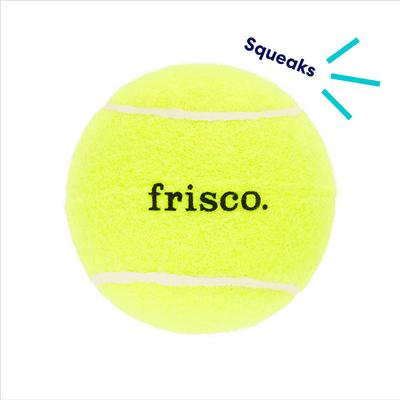Show full view: Frisco Fetch Squeaky Tennis Ball Dog Toy, Large, 5 count slide 3 of 7