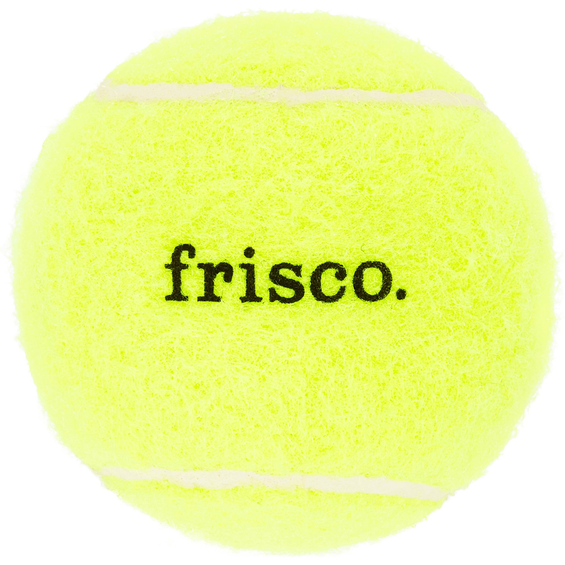 Frisco Fetch Squeaking Tennis Ball Dog Toy, Medium, 3 count