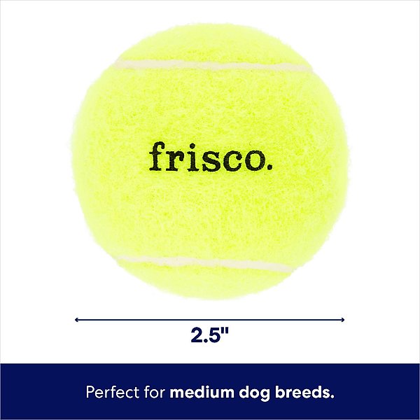 Show full view: Frisco Fetch Squeaky Tennis Ball Dog Toy, Medium, 1 count slide 2 of 7