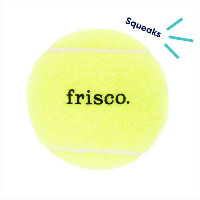Show full view: Frisco Fetch Squeaky Tennis Ball Dog Toy, Medium, 1 count slide 3 of 7