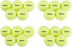 Frisco Fetch Squeaky Tennis Ball Dog Toy, Medium, 20 count